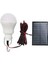 Beyaz Anblub Taşınabilir LED Solar Lamba Şarjlı Güneş Enerjisi Işık Paneli Powered Acil Durum Ampul Açık Bahçe Kamp Çadırı Balıkçılık (Yurt Dışından) 1