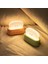 Yeşil LED Ekmek Makinesi Gece Lambası Tost Lambası USB Şarj Karartma Masa Lambaları Tatil Dekorasyon Bebek Kreş Işık Yoga Mood Işıkları (Yurt Dışından) 2