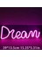 Rüya-Pembe LED Rüya Şekli Neon Burcu USB ve Pil Tarafından Desteklenmektedir Neon Lamba Duvar Oturma Odası Dekor Için Neon Işık Düğün Tatil Kaynağı Için (Yurt Dışından) 1