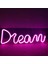 Rüya-Pembe LED Rüya Şekli Neon Burcu USB ve Pil Tarafından Desteklenmektedir Neon Lamba Duvar Oturma Odası Dekor Için Neon Işık Düğün Tatil Kaynağı Için (Yurt Dışından) 2