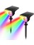 2 Adet-Çok Renkli Güneş Spot Işıklar 48 LED Güneş Peyzaj Rgb Işıkları 7 Aydınlatma Modu Su Geçirmez Havuz Bahçe Yard Ağacı Araba Yolu Veranda (Yurt Dışından) 1