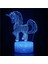 MY1167 Tarzı MY1167 Nighdn 3D LED Unicorn Gece Lambası Işık Çocuklar Için Hediyeler Unicorn Lamolors Uzaktan Kumanda ile Değişim Sevgililer Günü Hediyesi Doğum Günü (Yurt Dışından) 1