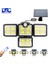 192COB-ENTEGRE Cob LED Güneş Işıkları Dış Kafa Hareket Sensörü Veranda Bahçe Işıkları Uzaktan Kumanda ile Su Geçirmez 3 Mod Duvar Lambası (Yurt Dışından) 2