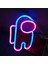 Beyaz Stil Şeffaf LED Neon Lamba Burcu Astronot Oyun Lambası Neon Duvar Işıkları Gece Lambası Odası Tatil Partisi Dekoru Için Serin Doğum Günü Noel Hediyesi (Yurt Dışından) 4