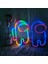 Beyaz Stil Mor LED Neon Lamba Burcu Astronot Oyun Lambası Neon Duvar Işıkları Gece Lambası Odası Tatil Partisi Dekoru Için Serin Doğum Günü Noel Hediyesi (Yurt Dışından) 2