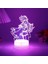 Xingqiu Tarzı Havalandırma Yeni Ge Etki Hu Tao Xiao 3D LED Gece Lambası Anime Iki Tonlu Lamba Çocuk Yatak Odası Dekor Noel Doğum Günü Hediyesi Yae Miko (Yurt Dışından) 1
