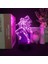 Xingqiu Tarzı Havalandırma Yeni Ge Etki Hu Tao Xiao 3D LED Gece Lambası Anime Iki Tonlu Lamba Çocuk Yatak Odası Dekor Noel Doğum Günü Hediyesi Yae Miko (Yurt Dışından) 5