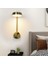 4000K Stili Sarı Yooe 9W LED Duvar Lambası Anahtarı ile Modern Minimalist Iç Mekan Aydınlatması Yatak Odası Için Aplik Arka Plan Duvar Dekorasyonu Başucu Gece Lambası (Yurt Dışından) 3