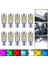 Pembe 10X LED Iç Xenon Beyaz Mavi Sarı Lamba Canbus 6smd Lens Projektör Katı Alüminyum Ampuller Yan Işaretleyici Park Lambası (Yurt Dışından) 2