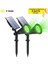 2W Tarzı 1 Bilgisayar Açık Güneş Işığı Bahçe Peyzaj Countyard Sokak Lambası 4 LED Güneş Duvar Lambası Ağaç Dekorasyon Yolu Veranda Spot Işığı (Yurt Dışından) 2