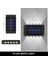 10LED-1PCS-BEYAZ Güneş Enerjili Duvar Lambası Dış Mekan Suya Dayanıklı Yukarı ve Aşağı Aydınlık Aydınlatma (Yurt Dışından) 1