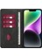 iPhone15 Pro Max Maksimum Buzağı Doku Cüzdan Standı Damla Geçirmez Telefon Kapağı Black (Yurt Dışından) 3