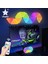 4 Adet LED Üçgen Duvar Lambası USB Dokunmatik Gece Lambası Rgb Ortam Işığı Uzaktan Kumanda Iç Mekan Oyunu Odası Yatak Odası Başucu Dekoratif Işık (Yurt Dışından) 2