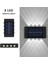 8LEDBEYAZ55X100X23MM LED Güneş Işığı Su Geçirmez Duvar Lambası Açık Yukarı ve Aşağı Aydınlık Aydınlatma Bahçe Sokak Peyzaj Balkon Dekor Için (Yurt Dışından) 1