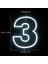 No.3 Boyutu Doğum Günü Numarası LED Neon Burcu Işık USB Powered Lamba Gece Lambası Noel Düğün Doğum Günü Partisi Dekor Neon Burcu (Yurt Dışından) 1