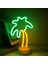 Ağaç Neon Işık Parti LED Flamingo Ananas Renkli Pembe LED Gece Lambası Yatak Odası Dekoru Neon Burcu Duvar Kağıdı Noel Neon Ampul (Yurt Dışından) 1