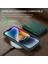 Iphone 14 Plus Case Çıkarılabilir Manyetik Deri Telefon Koruyucusu Kart Yuvaları Yeşili (Yurt Dışından) 4