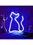 Kedi-Pembe Kedi Kitty Neon Burcu Işıkları Duvar Dekorasyonu Usbbattery Bar Ktv Snack Shop Ticari Aydınlatma LED Neon Gece Lambası Odası Dekor (Yurt Dışından) 4