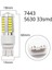 Beyaz Stil NO.7443 Boyutu 2x Beyaz Kırmızı Ba BAY15D W 33SMD LED Otomatik Fren Lambaları Kuyruk Lambası Sinyali Otomatik LED Arka Ters Ampuller Sis LED (Yurt Dışından) 1