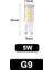 Beyaz Stil G9-5W Hzzkzz AC220V LED G9 Lamba Ampul 3 W 5 W 7 W Md Seramik LED Ampul Avize Enerji Tasarrufu Için Halojen G9 Değiştirin (Yurt Dışından) 1