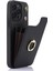 Iphone 13 Pro 6.1 Inç Kabuk Crossbody Card Tutucu Kickstand Telefon Kapak Black Için Tpu+Pu Deri Kılıf (Yurt Dışından) 1
