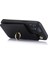 Iphone 13 Pro 6.1 Inç Kabuk Crossbody Card Tutucu Kickstand Telefon Kapak Black Için Tpu+Pu Deri Kılıf (Yurt Dışından) 2