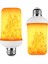 B22 Tarzı 8W 4 Mod Alev Etkisi Dekoratif Ampul LED Dinamik Alev Işığı E14 E27 B22 Yaratıcı Mısır Ampul Alev Simülasyon Etkisi Gece Lambası (Yurt Dışından) 3