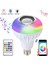 E27 Akıllı Rgb Rgbw Kablosuz Bluetooth Hoparlör Ampul 12 W LED Lamba Işık Müzik Çalar Kısılabilir Ses 24 Tuşları Uzaktan Kumanda (Yurt Dışından) 1
