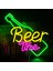 5W Tarzı 34X32CM Bira Zaman LED Neon Burcu Mağaza Bar Restoran Otel Dekoratif Işık Neon Yatak Odası Duvar Mutfak Kişiselleştirilmiş Dekor Gece Lambası USB (Yurt Dışından) 2
