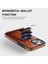 Iphone 13 Pro Tpu+Pu Deri+Metal Donanım Telefon Kapağı Kart Tutucu-Brown ile (Yurt Dışından) 4