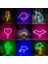 Yaprak Neon Işık Parti LED Flamingo Ananas Renkli Pembe LED Gece Lambası Yatak Odası Dekoru Neon Burcu Duvar Kağıdı Noel Neon Ampul (Yurt Dışından) 2