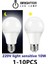 220-240V Tarzı 3000K LED Sensörlü Ampul E27 B22 10W Sıcak Beyaz Alacakaranlık Şafak Akıllı Lamba Ampulü AC220V Gündüz Gece Lambası Otomatik Açma/kapama Merdiven Koridor Yolu (Yurt Dışından) 3