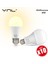 18W Tarzı 9 Saat LED Ampul Lambalar E27 AC220V 240V Ampul Gerçek Güç 18W 15W 12W 9W 6W 3W Lampada Bombilla Masa Işık Aydınlatma (Yurt Dışından) 2