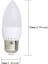 E14 Stili B15 E14 E27 E12 B22 B15 3W LED Mum Ampul Md Chandlier Lamba Ampul Bombillas Ev Işıkları Değiştirin 20W Halojen Lamv 220V (Yurt Dışından) 4