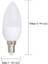 E14 Stili B15 E14 E27 E12 B22 B15 3W LED Mum Ampul Md Chandlier Lamba Ampul Bombillas Ev Işıkları Değiştirin 20W Halojen Lamv 220V (Yurt Dışından) 5