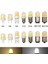 E14 Stili BA15S 5W Mini Cob BA15D BA15S E11 E12 E14 G4 G8 G9 45W Halojen Lambalar Avize Işıkları Cam Kapak + Seramik Ac Değiştirin (Yurt Dışından) 2