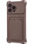 Iphone 12 Pro 6.1 Inç Vaka Şok Geçirmez Tpu Cep Telefonu Kart Yuvalı (Hassas Kesim) -Brown (Yurt Dışından) 1