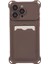 Iphone 12 Pro 6.1 Inç Vaka Şok Geçirmez Tpu Cep Telefonu Kart Yuvalı (Hassas Kesim) -Brown (Yurt Dışından) 2