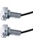 Mavi 2 Adet Yeni 23MM Araba Kartal Göz Gümüş Kabuk Drl LED Gündüz Farları LED 12V Yedekleme Geri Vites Park Sinyali Otomobil Lambası (Yurt Dışından) 4