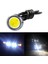 Mavi 2 Adet Yeni 23MM Araba Kartal Göz Gümüş Kabuk Drl LED Gündüz Farları LED 12V Yedekleme Geri Vites Park Sinyali Otomobil Lambası (Yurt Dışından) 5