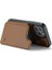 Iphone 13 Pro Case Için Litchi Doku Telefon Kapağı 4 Kart Yuvası-Brown (Yurt Dışından) 4
