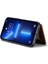 Iphone 13 Pro Case Için Litchi Doku Telefon Kapağı 4 Kart Yuvası-Brown (Yurt Dışından) 5
