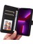 Iphone 13 Pro Case Çıkarılabilir 2'si Deri Kapak Anti-Fall Cüzdan Kabuk Black Için (Yurt Dışından) 5