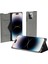 Pu Deri+Pc Telefon Stand Kılıfı iPhone 14 Plus Için Kart Tutucu Nappa Doku Anti Drop Kapak Grey (Yurt Dışından) 1