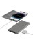 Pu Deri+Pc Telefon Stand Kılıfı iPhone 14 Plus Için Kart Tutucu Nappa Doku Anti Drop Kapak Grey (Yurt Dışından) 3