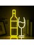 5W Tarzı Şampanya Şampanya Bar Neon Burcu Işık LED Bar Ktv Aperatif Dükkanı Restoran Parti Kişiselleştirilmiş Duvar Asmak Dekor Akrilik USB Neon Işık Kurulu (Yurt Dışından) 1