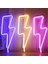 Kırmızı LED Neon Yıldırım Şekilli Burcu Flaş Neon Işık Duvar Lambası Dekoratif USB Asılı Işık Ev Odası Düğün Parti Için (Yurt Dışından) 4