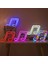 Pembe Neon Tabelalar Gece Lambası Neon LED Nota Gece Işıkları Çocuk Odası Duvar Çocuk Yatak Odası Parti Düğün Dekorasyon Neon Lamba (Yurt Dışından) 2