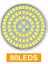 GU10 Stili 80LED E27 E14 MR16 GU10 Lampada LED Ampuller 220V 240V Bombillas 5W 6W 7W 9W 12W LED Lamba Spot LED Smd LED Spot Işık (Yurt Dışından) 1