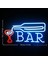 5W Tarzı Çubuk Bar LED Neon Burcu Mağaza Cafe Bar Restoran Otel Dekoratif Işık Neon Yatak Odası Duvar Mutfak Odası Dekor Akrilik Gece Lambası (Yurt Dışından) 3